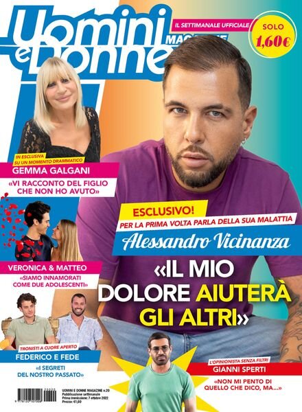 Uomini e Donne Magazine – ottobre 2022 Cover
