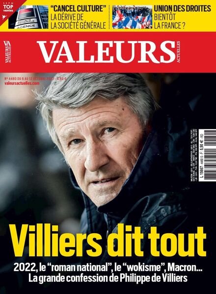Valeurs actuelles – 06 octobre 2022 Cover