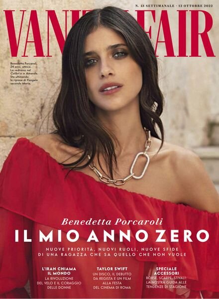 Vanity Fair Italia – 12 ottobre 2022 Cover