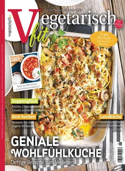 vegetarisch fit – 19 Oktober 2022 Cover