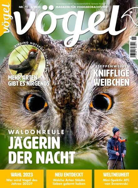 VOGEL – Magazin fur Vogelbeobachtung – Oktober 2022 Cover