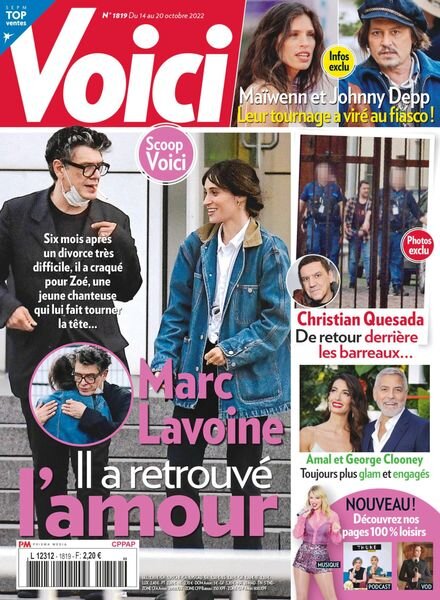 Voici – 14 Octobre 2022 Cover