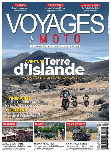 Voyages a Moto – octobre 2022 Cover