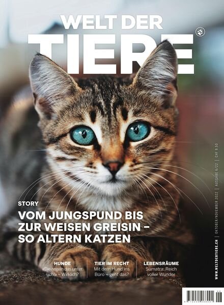 Welt der Tiere – Oktober 2022 Cover