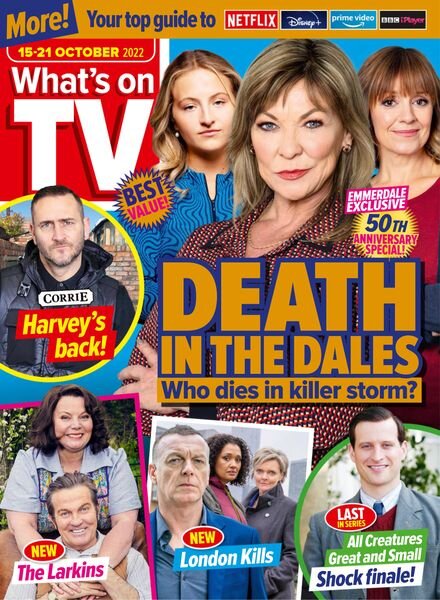 What’s on TV – 15 October 2022 Cover