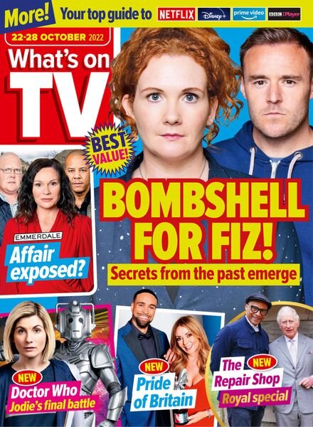 What’s on TV – 22 October 2022 Cover