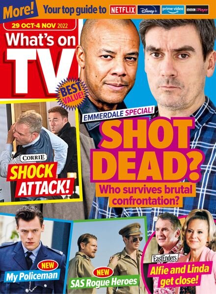 What’s on TV – 29 October 2022 Cover