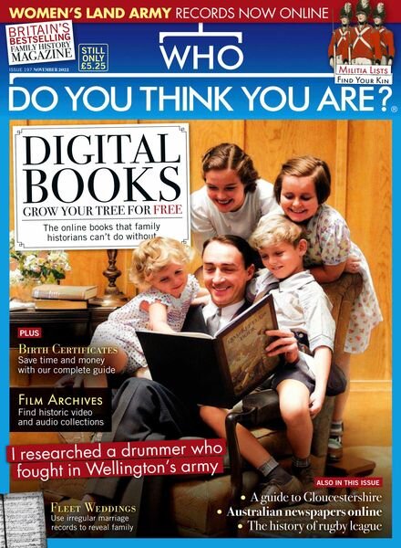 Who Do You Think You Are – November 2022 Cover