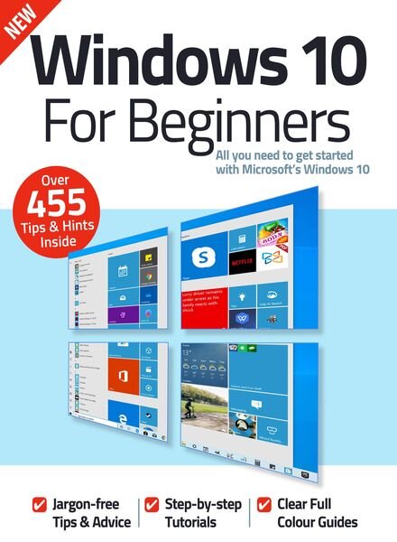 Windows 10 For Beginners – October 2022 Cover