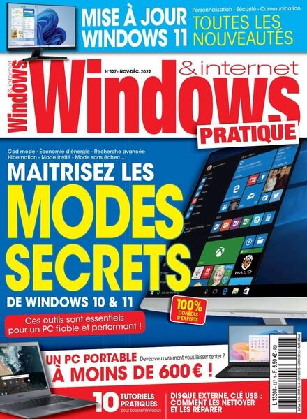 Windows & Internet Pratique – novembre-decembre 2022 Cover