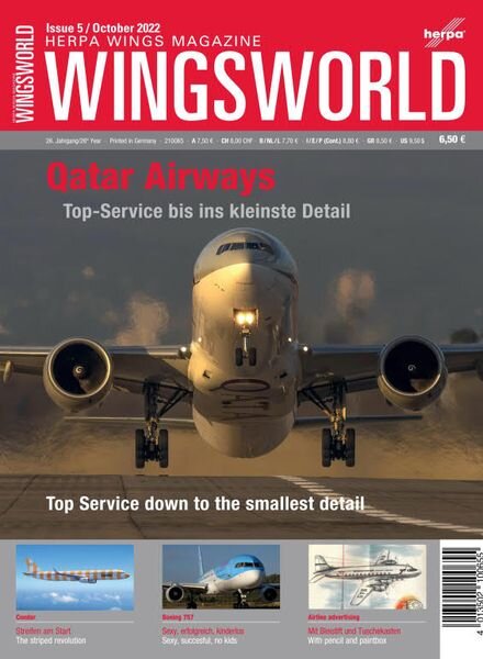 WingsWorld – Oktober 2022 Cover