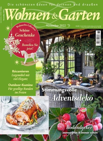 Wohnen & Garten – November 2022 Cover