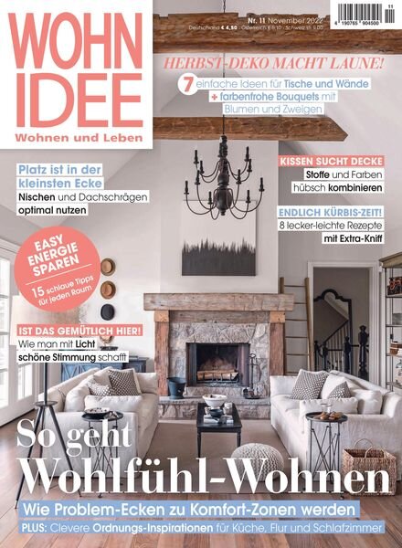 WOHNIDEE – Oktober 2022 Cover
