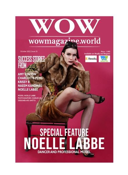 Wow Magazine – October 2022 Cover