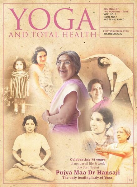 Yoga and Total Health – October 2022 Cover