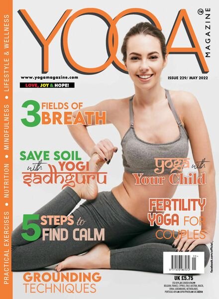 Yoga Magazine – Issue 229 – May 2022 Cover