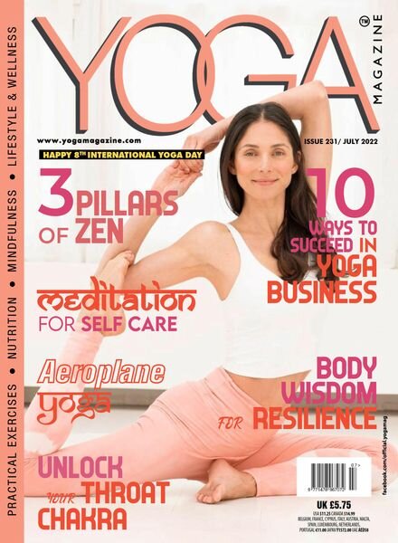 Yoga Magazine – Issue 231 – July 2022 Cover