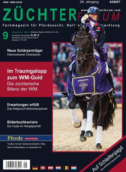 Zuchterforum – September 2022 Cover