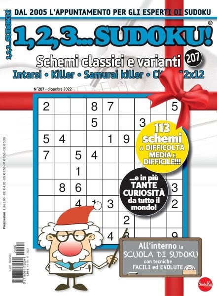 123 Sudoku – dicembre 2022 Cover