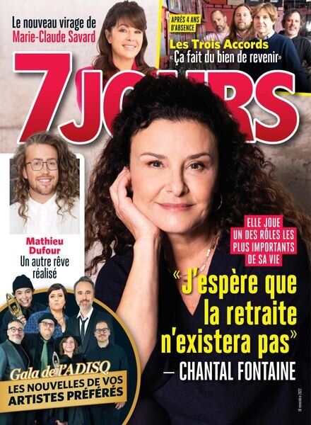 7 Jours – 18 novembre 2022 Cover