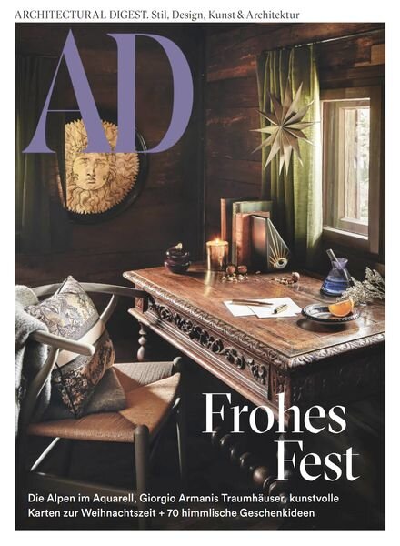 AD Architectural Digest Germany – Dezember 2022 Cover