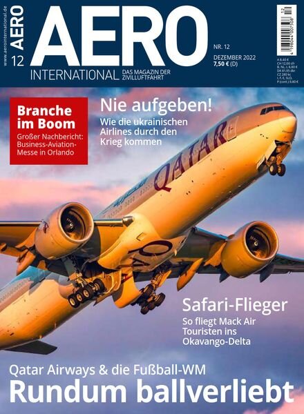 Aero International – Dezember 2022 Cover