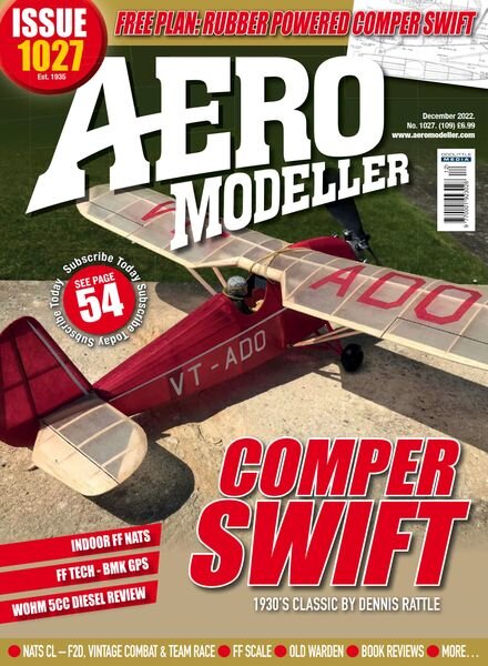 AeroModeller – Issue 1027 – December 2022 Cover