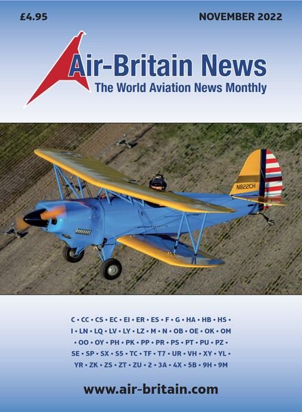 Air-Britain News – November 2022 Cover