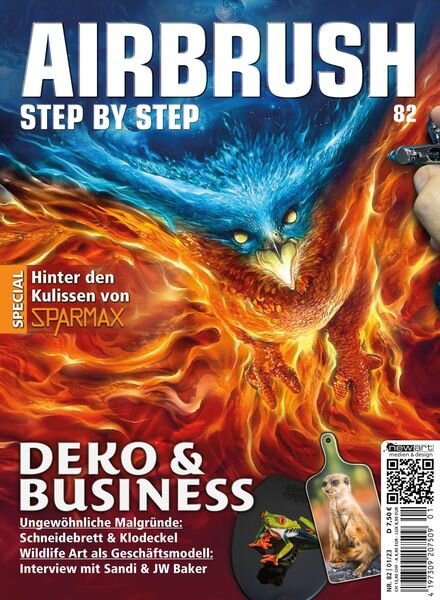 Airbrush Step by Step German Edition – Dezember 2022 Cover