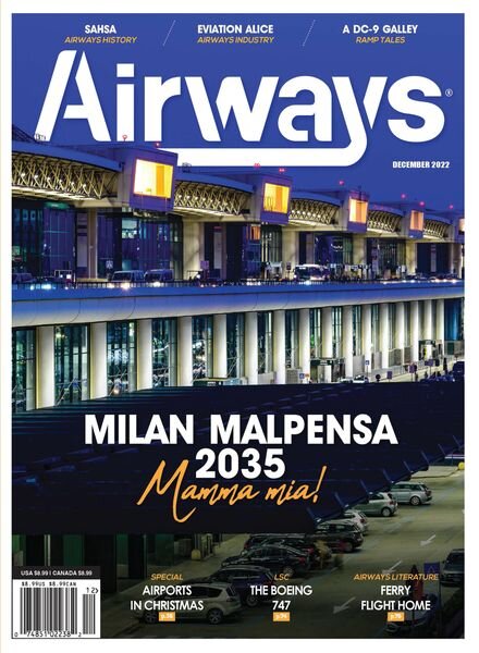 Airways Magazine – December 2022 Cover