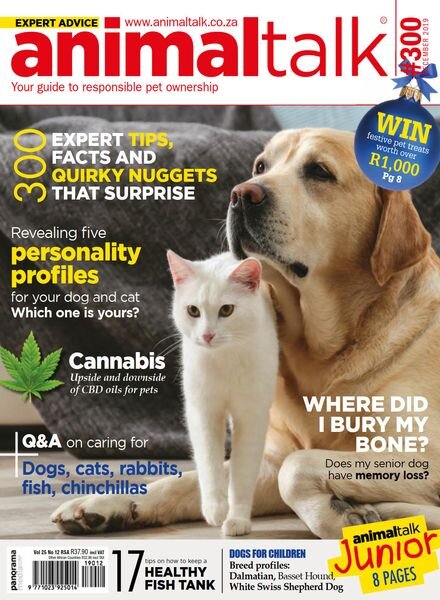Animal Talk – December 2019 Cover