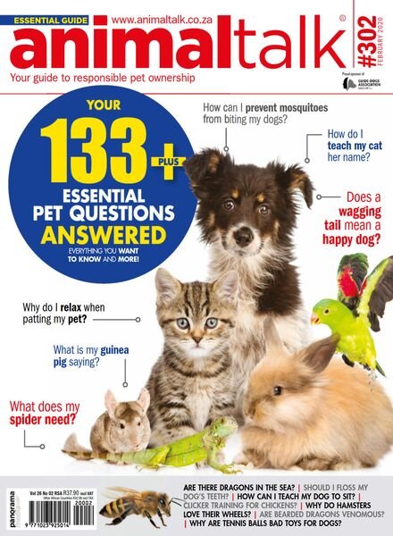 Animal Talk – February 2020 Cover