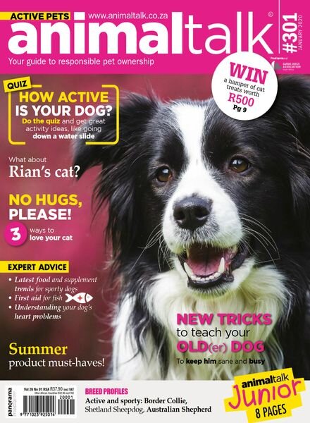 Animal Talk – January 2020 Cover