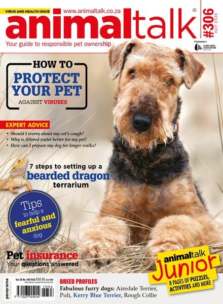 Animal Talk – July 2020 Cover