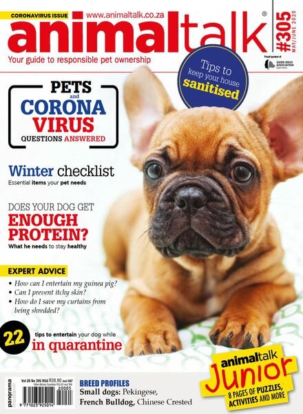 Animal Talk – May-June 2020 Cover