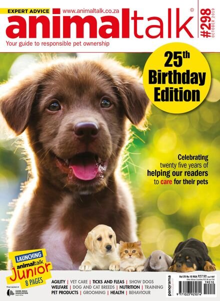 Animal Talk – October 2019 Cover