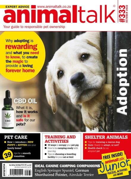 Animal Talk – October 2022 Cover
