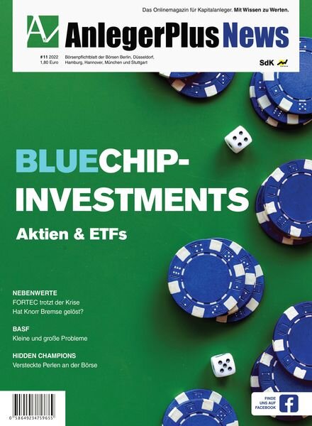 AnlegerPlus News – 19 November 2022 Cover