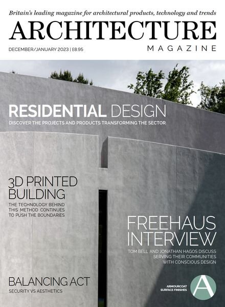 Architecture Magazine -December 2022 Cover