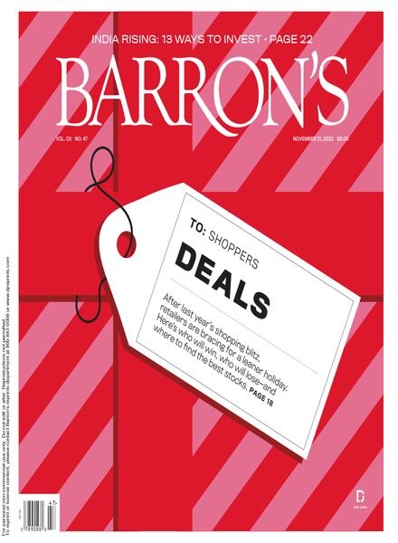 Barron’s – November 21 2022 Cover