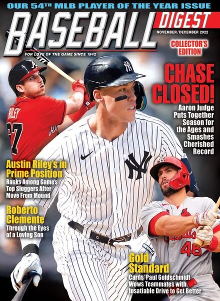 Baseball Digest – November-December 2022 Cover