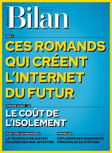 Bilan – Novembre 2022 Cover