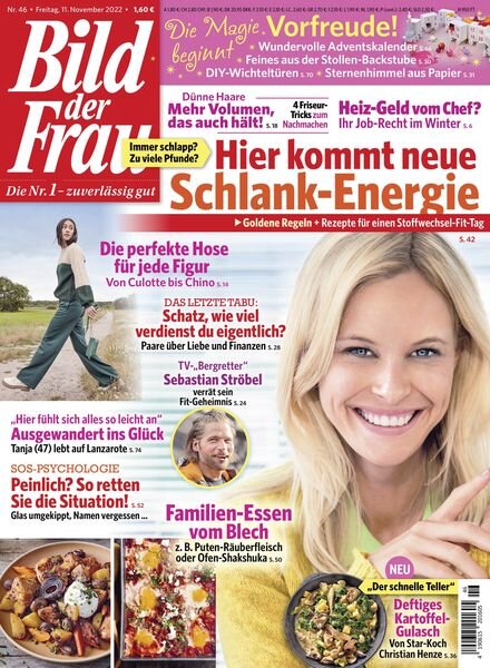 Bild der Frau – 11 November 2022 Cover