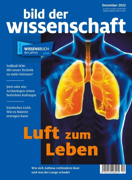 Bild der Wissenschaft – Dezember 2022 Cover