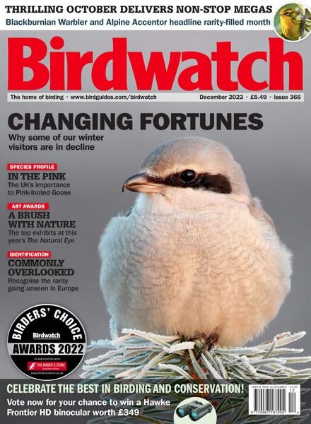 Birdwatch UK – December 2022 Cover