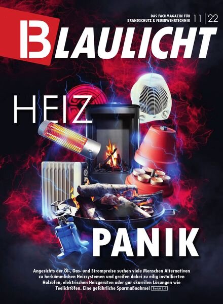 Blaulicht – November 2022 Cover
