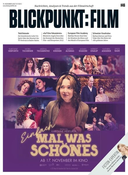 Blickpunkt Film – 14 November 2022 Cover