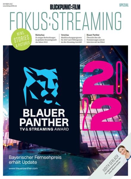 Blickpunkt Film Spezial – Oktober 2022 Cover