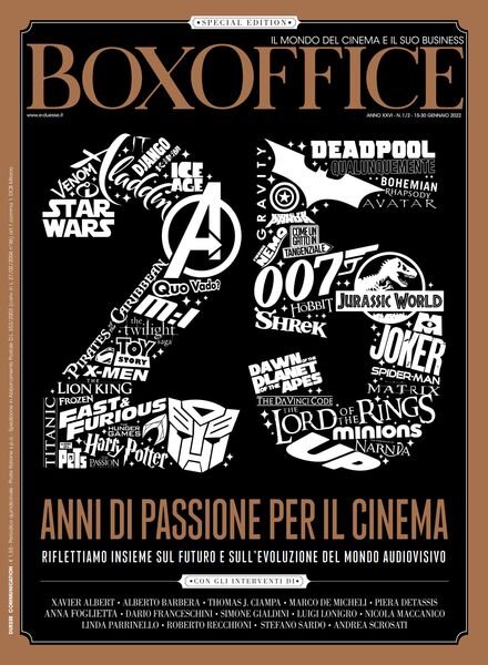 Box Office – 15-30 Gennaio 2022 Cover
