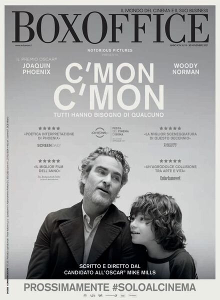 Box Office – 30 Novembre 2021 Cover